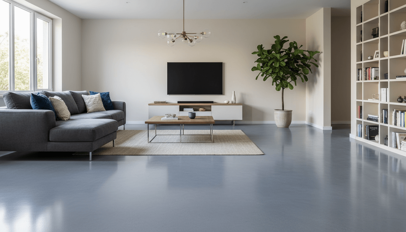 Woonkamervloer Epoxy